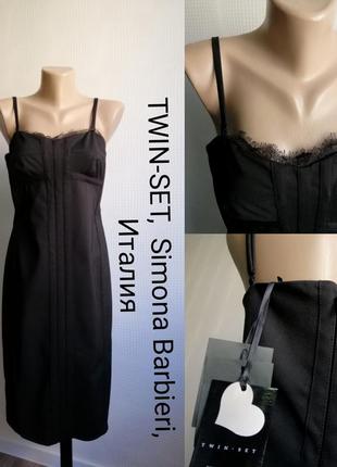 Крутое платье корсет twin-set simona barbieri,новое,италия,р. m,s,8,10,12