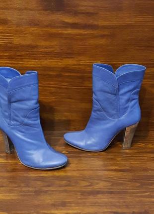 Полусапожки сапоги attizzare натуральная кожа размер 37