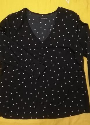 Блузка в горошек