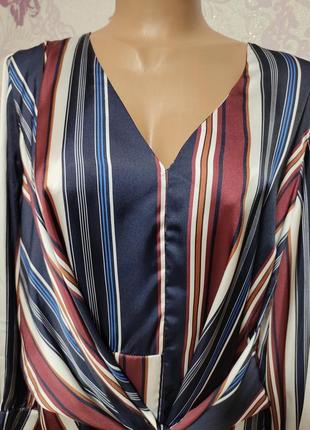 Блуза с запахом и рисунком lipsy размер 48-504 фото
