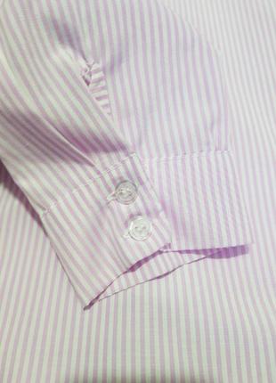 Блуза в полоску свободного кроя6 фото