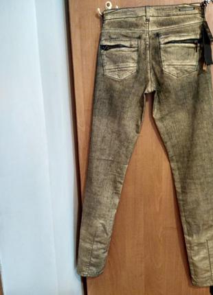 Золотистые джинсы bonobo jeans4 фото