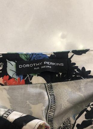 Натуральные брюки цветочный принт dorothy perkins4 фото