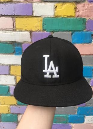 Бейсболка 59fifty mlb los angeles dodgers black⚫️🔥