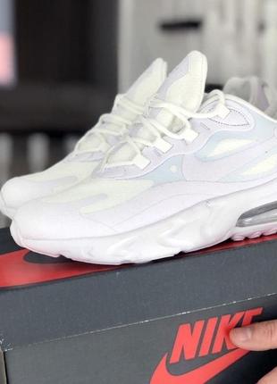 Кросівки чоловічі nike air max 270 react білі / кросівки чоловічі найк аір макс кроси