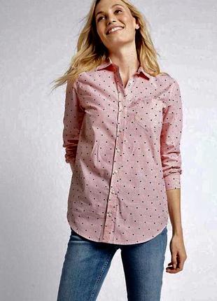 Стильная рубашка из натуральной ткани m&s