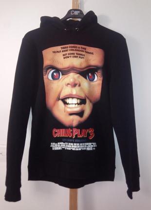 Худи с капюшоном коллаборации h&m + chucky child's play 3 хеллоуин