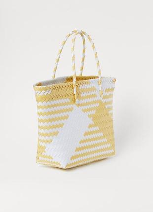 Плетеная сумка h&m 2