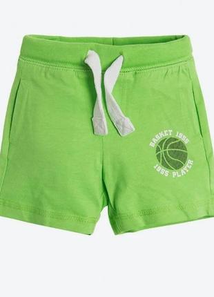 Шорты для мальчика, рост 86, цвет салатовый
