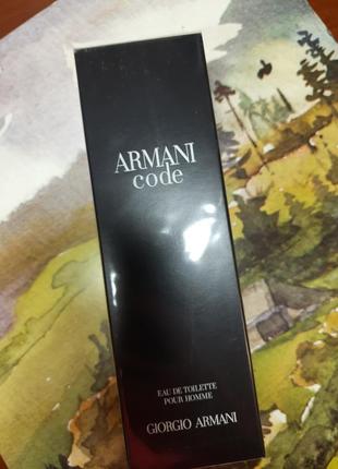 Giorgio armani code 125мл парфуми туалетна вода армані код чоловічий парфум1 фото