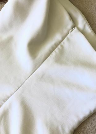 🤍sale🤍-30%❤️нарядное изысканное белое платье карандаш на одно плечо8 фото
