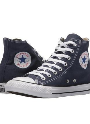 Кеды высокие синие converse all star hi navy m9622c6 фото