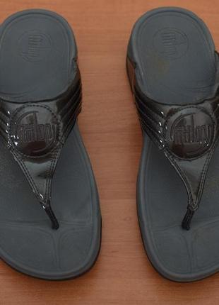 В'єтнамки, шльопанці кольору хакі на платформі fitflop, 38 розмір. оригінал9 фото