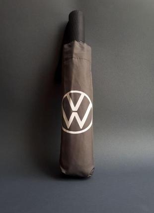 Зонт повний автомат автомобільний парасольку в машину volkswagen сірий
