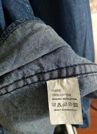 Рубашка фирмы aiiz jeans slim fit.xl-ка.4 фото