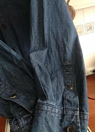Рубашка фирмы aiiz jeans slim fit.xl-ка.7 фото