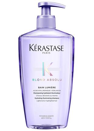 Шампунь kerastase blond absolu bain lumiere 500 ml1 фото