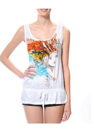 Топ, блуза, футболка принт sucre tank от smash р.l