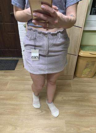 Вельветовая юбка zara3 фото