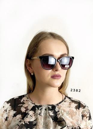 Стильні окуляри з чорними лінзами к. 2382