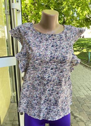 Блуза шифон в мелкий цветочек🌸