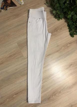 Белые стильные брюки штаны джинсы8 фото