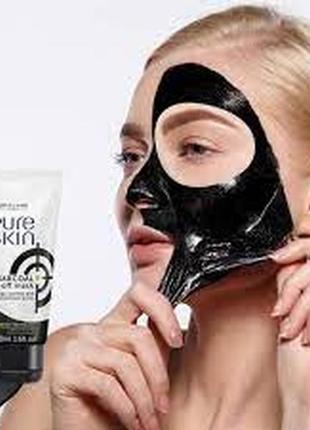 Очищувальна маска-плівка з вугіллям pure skin2 фото