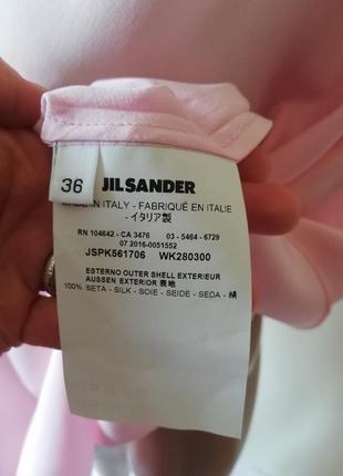 Шелковая блуза jil sander. нежнейшая шелковая блуза туніка от jil sander3 фото