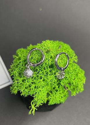 Серьги с кристалами 7