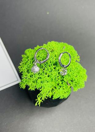 Серьги с кристалами 4