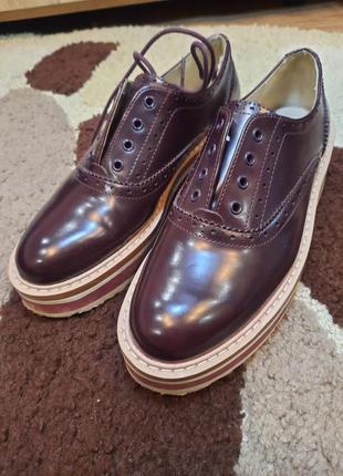 Туфлі лофери zara3 фото