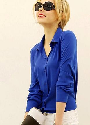 Шикарная шёлковая  рубашка от zara