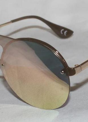 Сонцезахисні окуляри 18002. дзеркальні окуляри. круглі окуляри