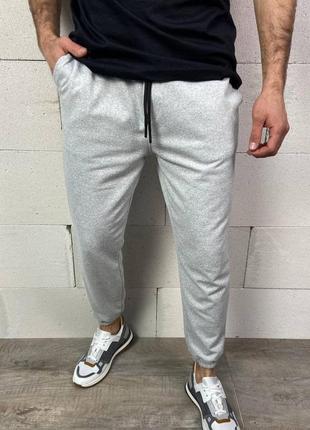 Спортивні штани базові сірі туреччина / спортивні штани штани чоловічі базові турречина