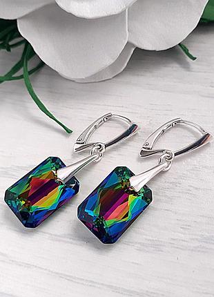 Сережки swarovski