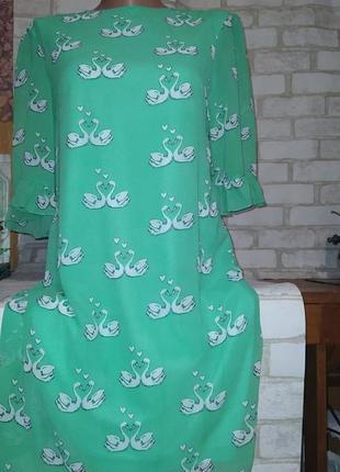 Чудове плаття,рюші,лебеді🦢🦢🦢sugarhill boutique