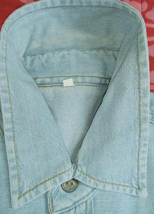 Рубашка джинсовая pioneer винтажная 90-е3 фото