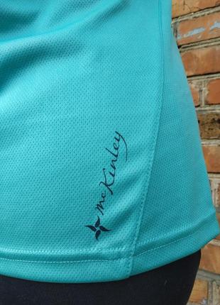 Голубая спортивная кофта майка футболка mckinley s-m (nike, adidas, reebok)7 фото