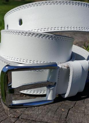💥крута новинка💥 білий широкий ремінь, ширина 4 см, довжина 107 см в штани/джинси