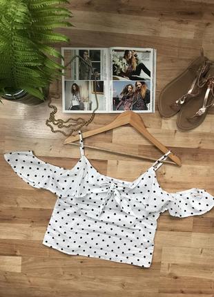 Блуза в горошек