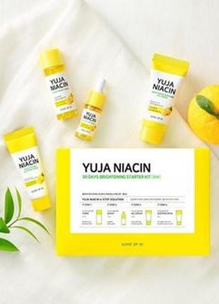 Осветляющий набор миниатюр с юдзу some by mi yuja niacin 30 days brightening starter kit3 фото