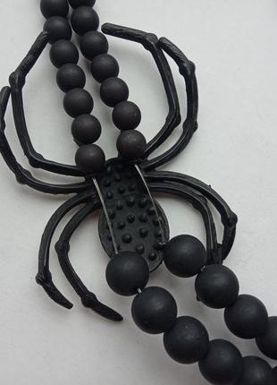 Колье ожерелье бусы паук mya италия богемный шик премиум бренд5 фото