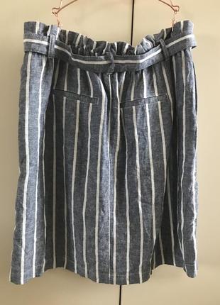 Легкая комфортная натуральная миди юбка dorothy perkins, p. 145 фото