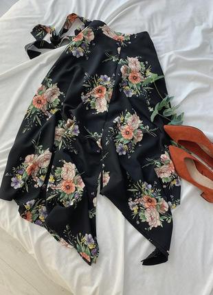 Цветочная юбка миди2 фото