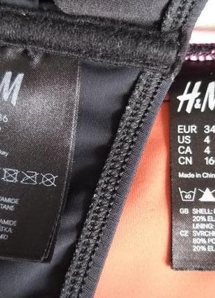 Купальник h&m верх в пайетках на 75а плавки xs9 фото