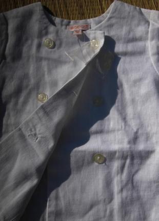 Gocco іспанська лляна рубашка для дівчинки 9-12 міс