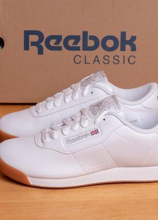 Оригинал! женские белые кроссовки reebok princess bs8458 us5.5-9 22.5-26cм3 фото