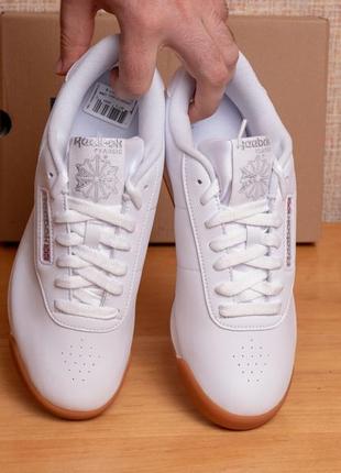 Оригинал! женские белые кроссовки reebok princess bs8458 us5.5-9 22.5-26cм7 фото