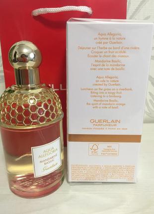 Распив guerlain aqua allegoria mandarine basilic туалетная вода6 фото