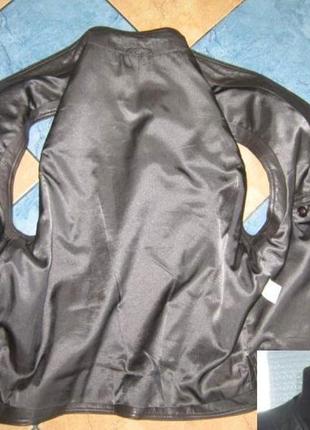 Оригинальный мужской кожаный жилет echt leder. германия. лот 8783 фото